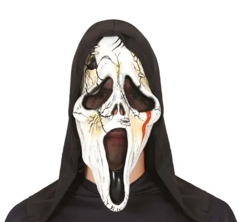 Killer maske med hætte
