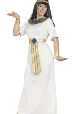 Kleopatra kostume - Hvid