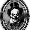 Klovnebillede - vægsticker
