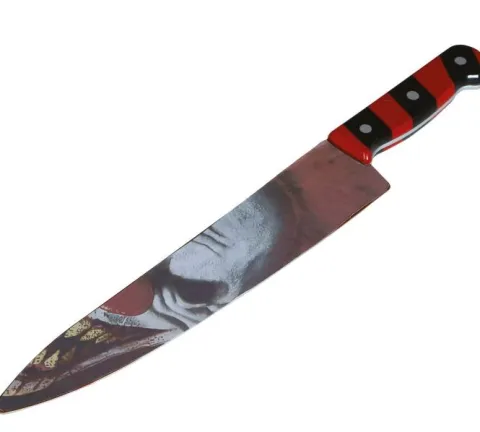 Klovne kniv til halloween - 37cm