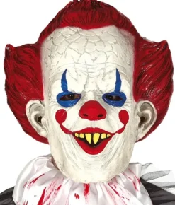 Klovnemaske Sinister Rød