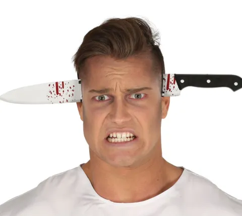 Kniv gennem hovedet