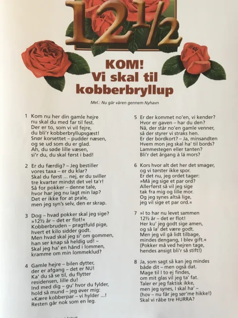 Kom! Vi skal til kobberbryllup