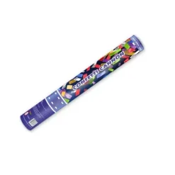 Konfettirør 40cm multi farve