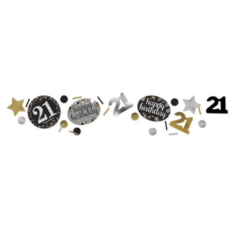 konfetti 21 sparkling gold