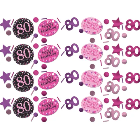 Konfetti 80 Sparkling pink