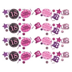 Konfetti 18 Sparkling pink