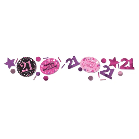 Konfetti 21 Sparkling pink