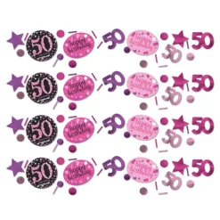Konfetti 50 Sparkling pink