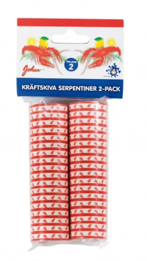 Krebsegilde Serpentiner 2 stk