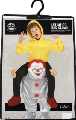 Lad mig gå Slemme klovn kostume