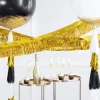 Lametta folieguirlande i guld