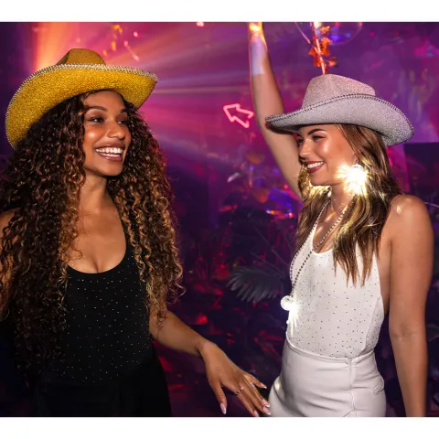 LED Øreringe Disco Kugle