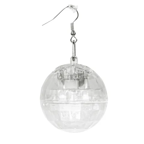 LED Øreringe Disco Kugle