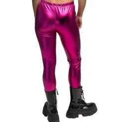 Leggings Metallic Pink