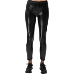 Leggings Metallic Sort