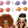 Lennon brille med brune glas
