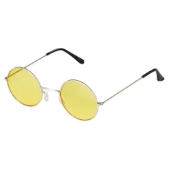 Lennon brille med gule glas