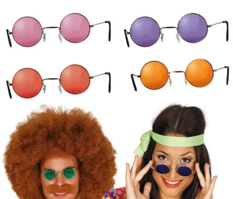 Lennon Brille med Orange glas