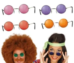 Lennon Brille med Røde glas