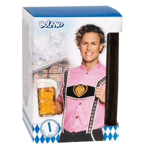 Ølkrus 1 liter glas