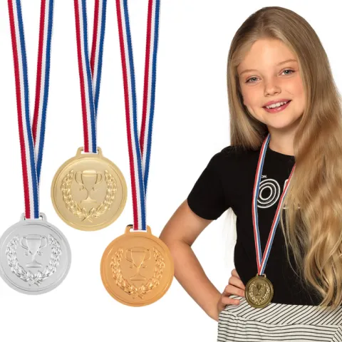 Medaljer 3 stk