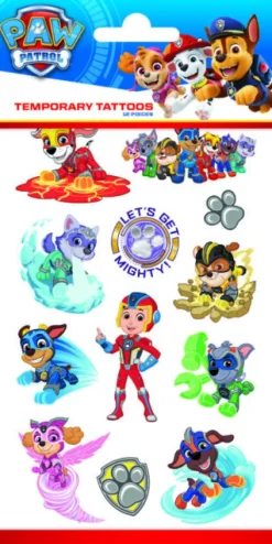 Mighty pups, paw patrol tatoveringer