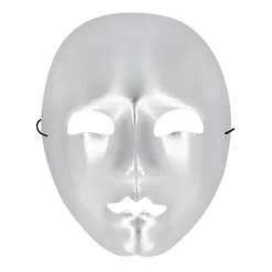 Mime maske i Sølv