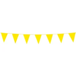 Mini Flagbanner i Gul 3m