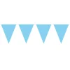 Mini Flagbanner i lyseblå