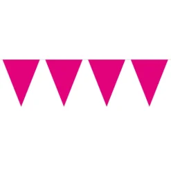 Mini Flagbanner i pink