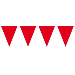 Mini Flagbanner i Rød