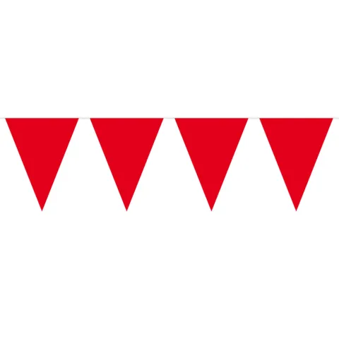 Mini Flagbanner i Rød