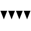 Mini Flagbanner i sort