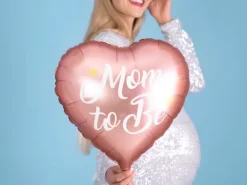 Mom to be folieballon i rosegold