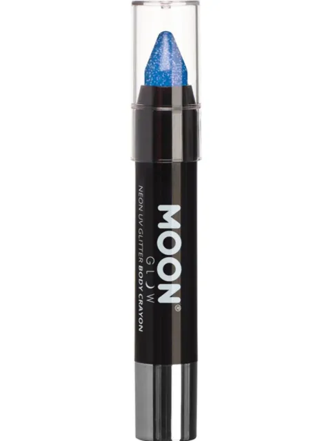 Moon farvestift UV BLÅ Glitter
