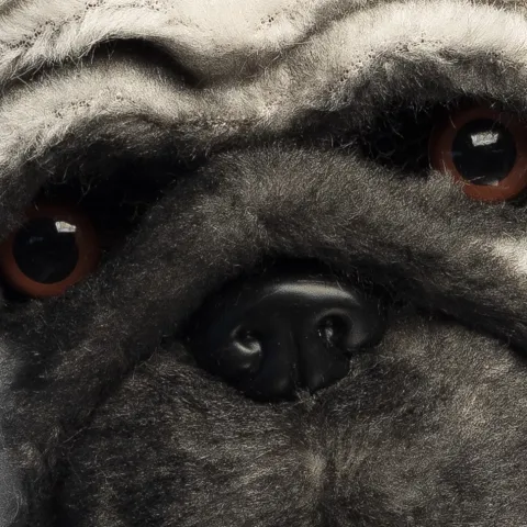 Mopdog Hunde maske - halvmaske