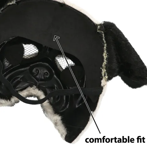 Mopdog Hunde maske - halvmaske