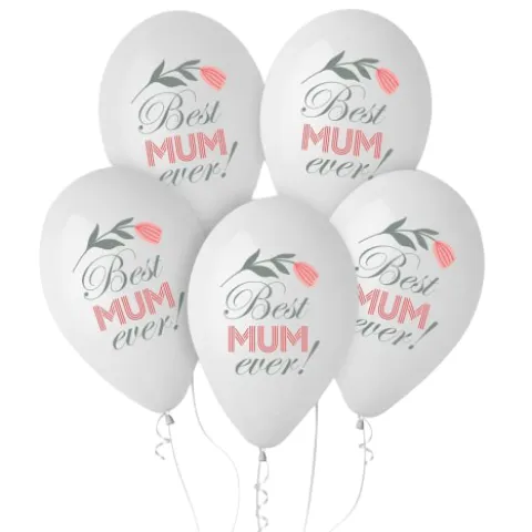 Mors dag balloner - best mum ever