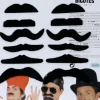 Moustache -12 stk Overskæg i sort filt