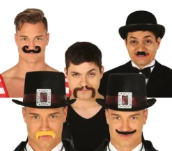 Moustache sæt 6 stk