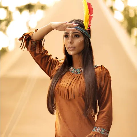 Native american Kvinde kostume - Young deer