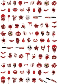 Negle stickers med Halloween motiver