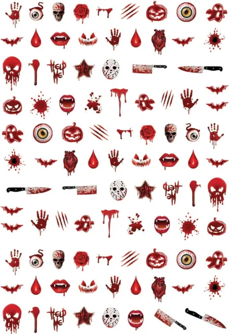 Negle stickers med Halloween motiver