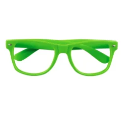 Neonbrille uden glas i grøn