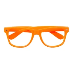 Neonbrille uden glas i orange