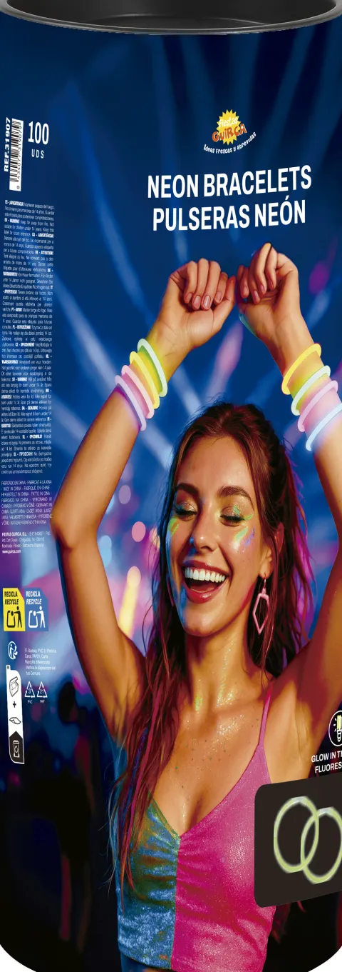 Neon Lysarmbånd – 15 stk
