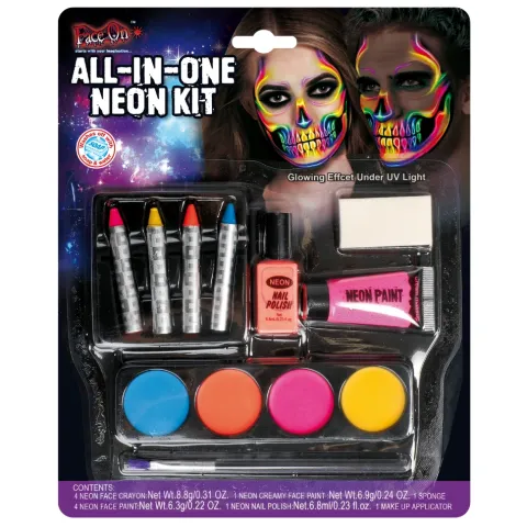 Neon make up sæt-all in one