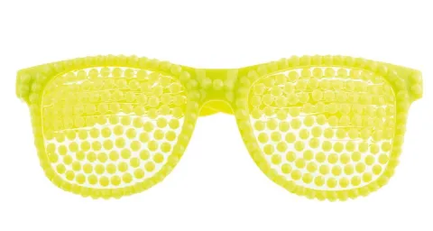 Neon Perlebrille GUL