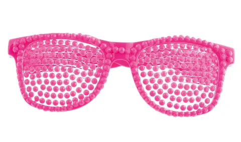 Neon Perlebrille PINK